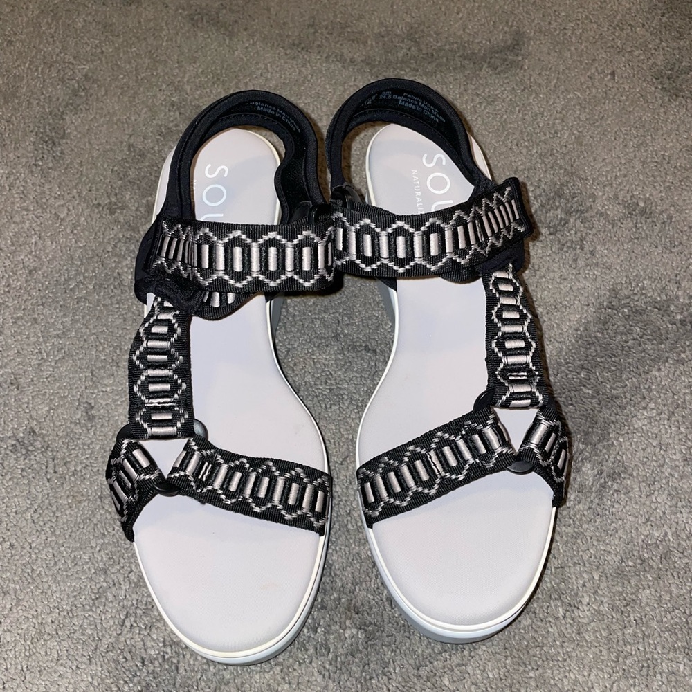 NWOT Naturalizer Soul Women’s Glitz Sandal Wedges Size 7.5